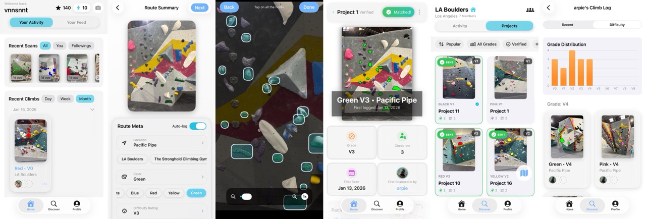 Ascendit Bouldering screenshots